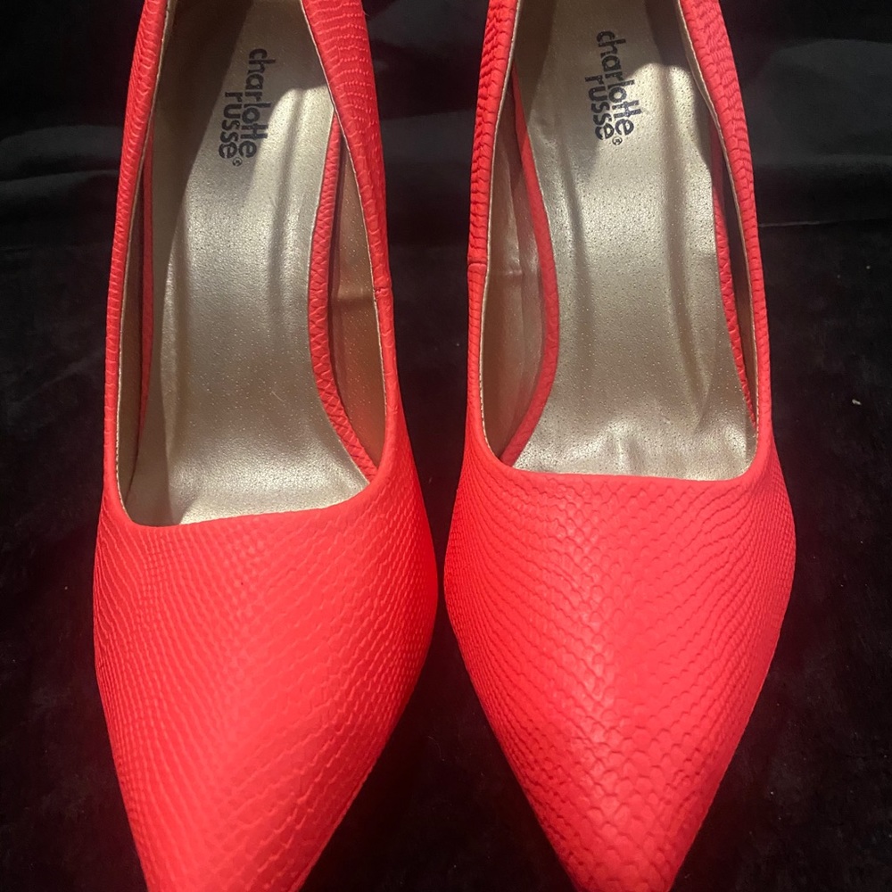 COPY - Charlotte Russe Neon Pumps sz8